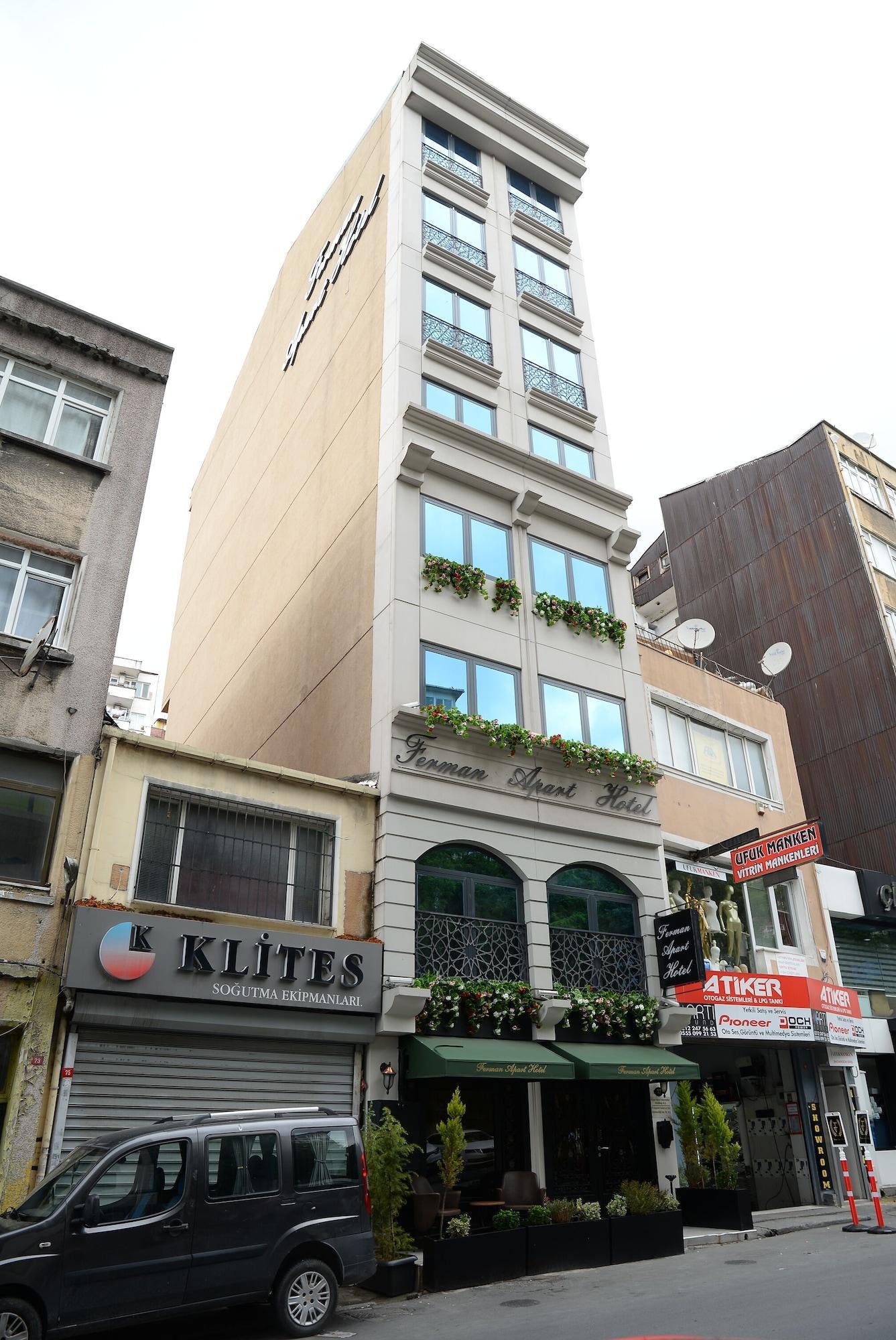 Ferman Apart Hotel Sisli Harbiye Exterior photo